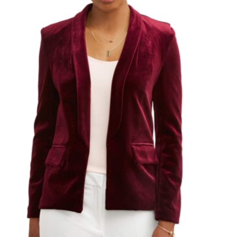 Romeo + Juliet Velvet Blazer